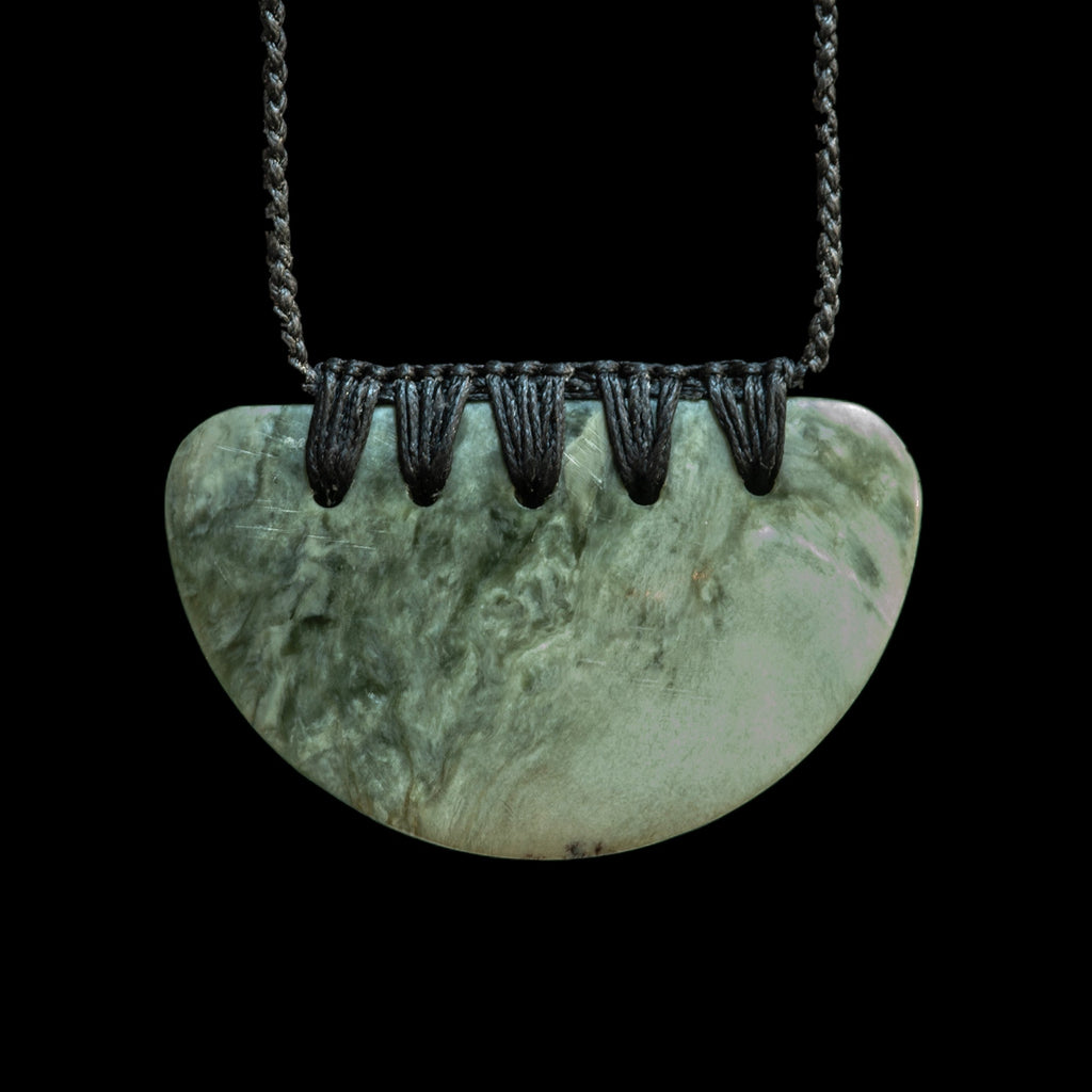 Small handcarved Jade Breast Plate by Alex Sands-0