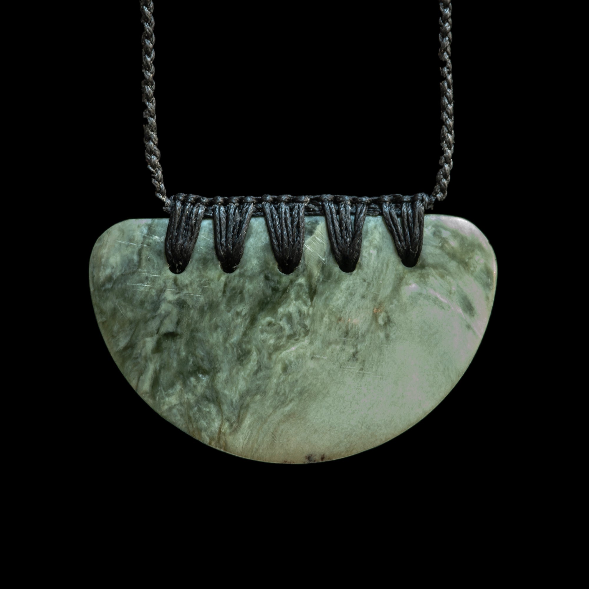 Small handcarved Jade Breast Plate by Alex Sands-0
